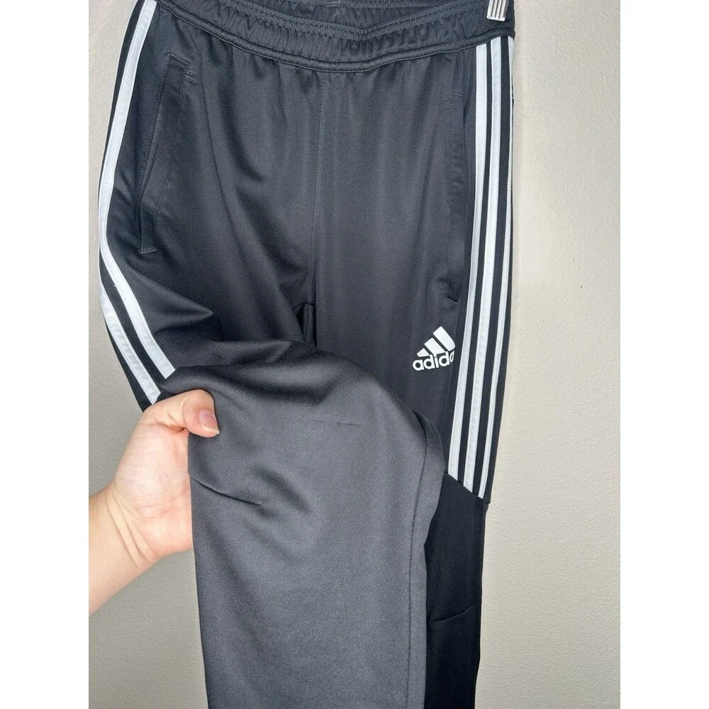Adidas Mens Size Small Classic Black Soccer Tiro Training Athletic Pants *READ*